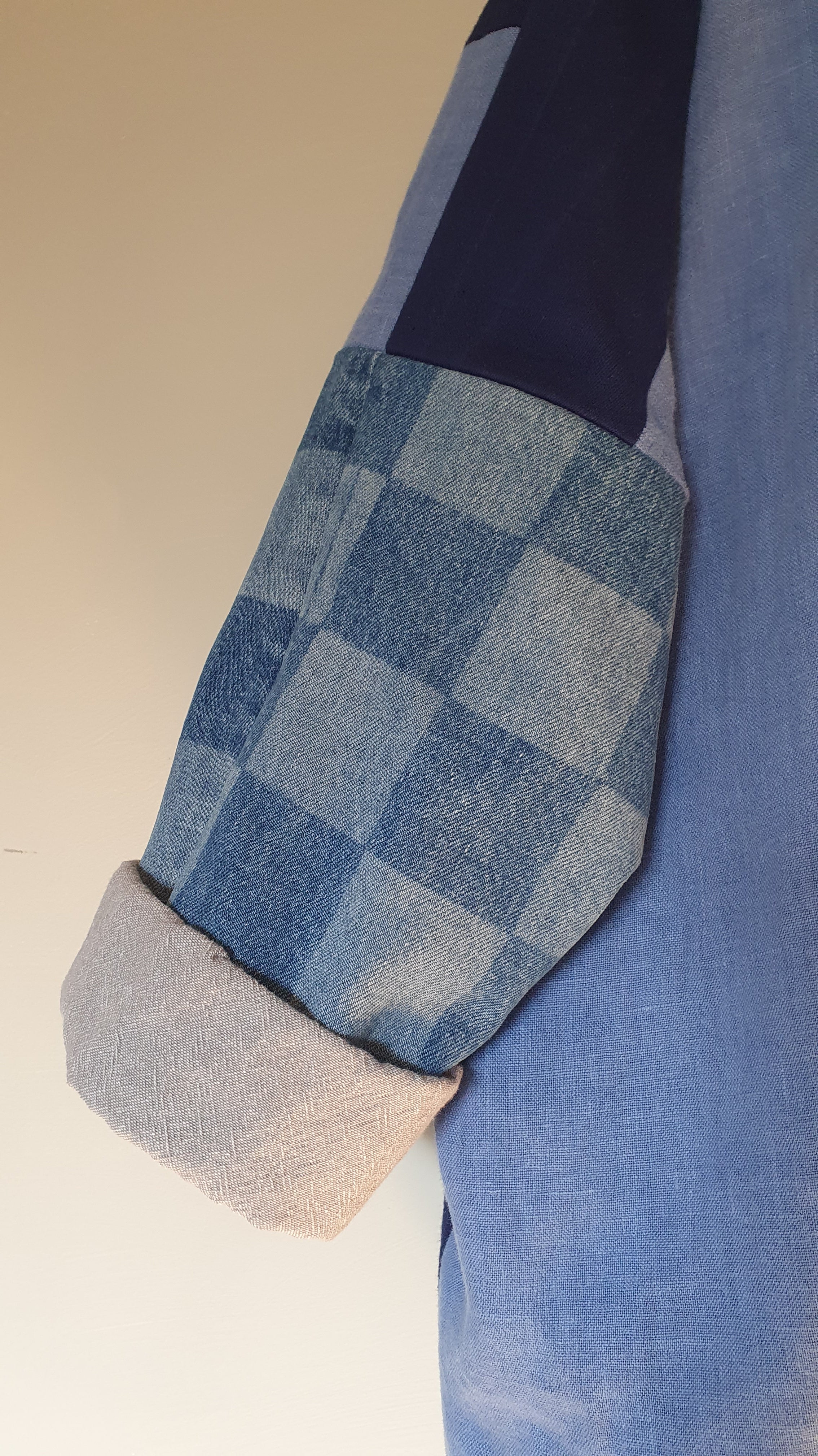 HAORI jacket blue & denim